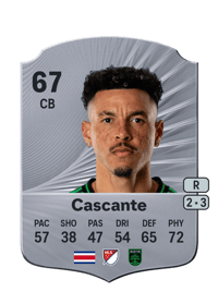 Julio Cascante Rare 67 OVR