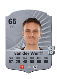 Jasper van der Werff Rare 65 OVR
