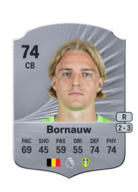 Sebastiaan Bornauw Rare 74 OVR