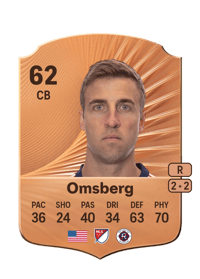 Wyatt Omsberg Rare 62 OVR