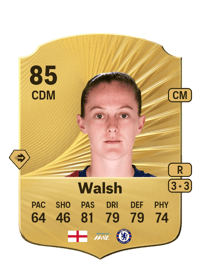 Keira Walsh Rare 85 OVR