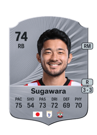Yukinari Sugawara Rare 74 OVR