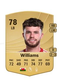 Neco Williams Common 78 OVR
