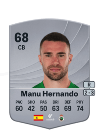 Manu Hernando Common 68 OVR
