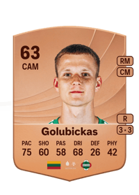 Paulius Golubickas Common 63 OVR