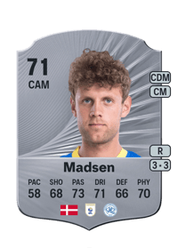 Nicolas Madsen Rare 71 OVR