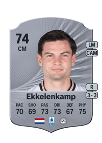 Jurgen Ekkelenkamp Rare 74 OVR