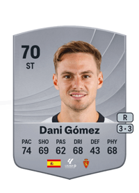 Dani Gómez Common 70 OVR
