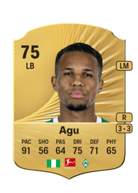 Felix Agu Rare 75 OVR