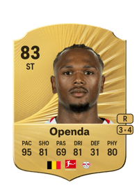Loïs Openda Rare 83 OVR