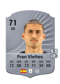 Fran Vieites Rare 71 OVR