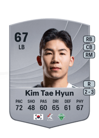 Kim Tae Hyun Common 67 OVR