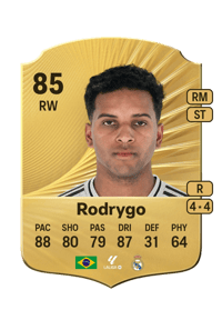 Rodrygo Rare 85 OVR