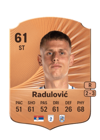 Bojan Radulović Rare 61 OVR