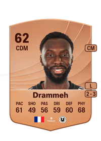 Mouhamadou Drammeh Common 62 OVR