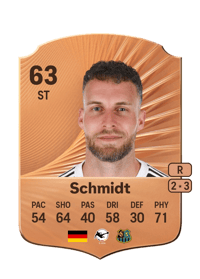 Patrick Schmidt Rare 63 OVR