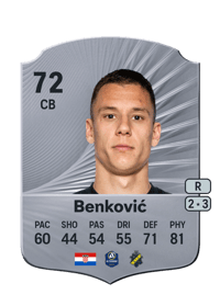 Filip Benković Rare 72 OVR