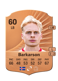 Atli Barkarson Rare 60 OVR