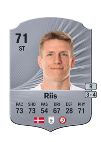 Emil Riis Rare 71 OVR