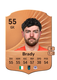 Jack Brady Rare 55 OVR