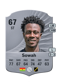 Kamal Sowah Rare 67 OVR