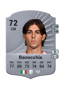 Filippo Ranocchia Rare 72 OVR
