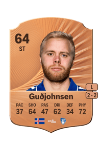 Sveinn Aron Guðjohnsen Rare 64 OVR