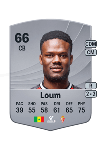 Mamadou Loum Common 66 OVR