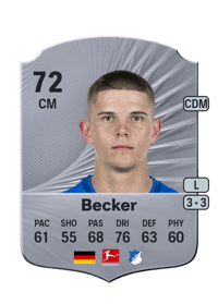 Finn Ole Becker Rare 72 OVR