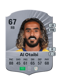 Radhi Al Otaibi Rare 67 OVR