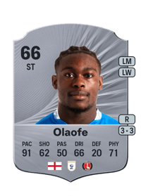 Isaac Olaofe Rare 66 OVR