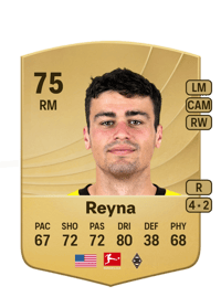 Giovanni Reyna Common 75 OVR