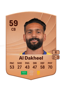 Abdulrahman Al Dakheel Common 59 OVR