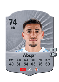 Abdelkabir Abqar Rare 74 OVR