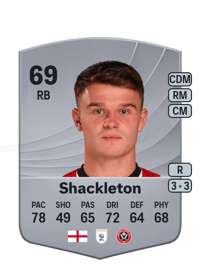 Jamie Shackleton Common 69 OVR