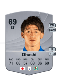 Yuki Ohashi Common 69 OVR