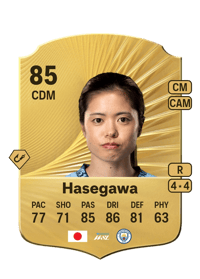 Yui Hasegawa Rare 85 OVR