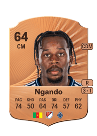 Jean-Claude Ngando Rare 64 OVR