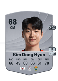 Kim Dong Hyun Common 68 OVR
