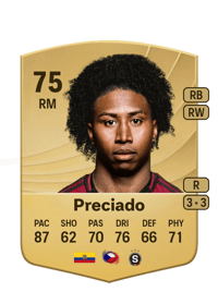 Ángelo Preciado Common 75 OVR