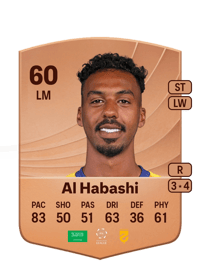 Nawaf Al Habashi Common 60 OVR