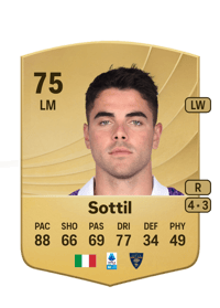 Riccardo Sottil Common 75 OVR