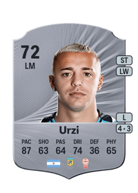 Agustín Urzi Rare 72 OVR