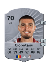 Denis Ciobotariu Rare 70 OVR