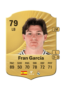 Fran García Rare 79 OVR