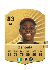 Asisat Oshoala Rare 83 OVR