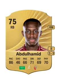 Saud Abdulhamid Rare 75 OVR