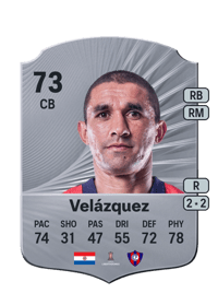 Gustavo Velázquez Rare 73 OVR