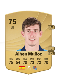 Aihen Muñoz Common 75 OVR