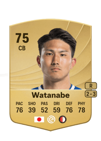 Tsuyoshi Watanabe Common 75 OVR